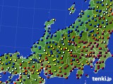 2018年01月01日の北陸地方のアメダス(日照時間)