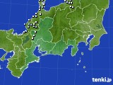 東海地方のアメダス実況(降水量)(2018年01月02日)