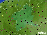 群馬県のアメダス実況(日照時間)(2018年01月02日)