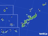 2018年01月02日の沖縄県のアメダス(風向・風速)