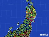 2018年01月03日の東北地方のアメダス(日照時間)