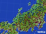 北陸地方のアメダス実況(日照時間)(2018年01月03日)