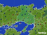 兵庫県のアメダス実況(日照時間)(2018年01月03日)