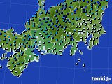 東海地方のアメダス実況(気温)(2018年01月03日)