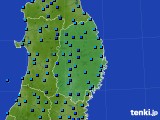 岩手県のアメダス実況(気温)(2018年01月03日)