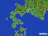 道南のアメダス実況(日照時間)(2018年01月04日)