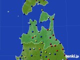 2018年01月04日の青森県のアメダス(日照時間)