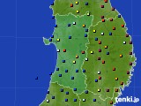 秋田県のアメダス実況(日照時間)(2018年01月04日)