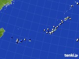 沖縄地方のアメダス実況(風向・風速)(2018年01月04日)