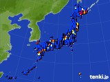 アメダス実況(日照時間)(2018年01月05日)