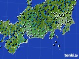 東海地方のアメダス実況(気温)(2018年01月05日)