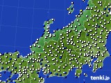 2018年01月06日の北陸地方のアメダス(風向・風速)