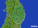 岩手県のアメダス実況(日照時間)(2018年01月07日)