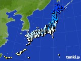 アメダス実況(気温)(2018年01月07日)