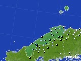 2018年01月10日の島根県のアメダス(降水量)