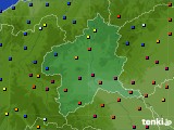 2018年01月10日の群馬県のアメダス(日照時間)