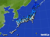 アメダス実況(気温)(2018年01月10日)