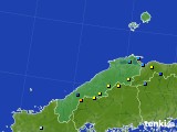 2018年01月11日の島根県のアメダス(積雪深)