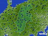 長野県のアメダス実況(気温)(2018年01月11日)