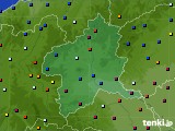 群馬県のアメダス実況(日照時間)(2018年01月12日)