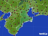 三重県のアメダス実況(日照時間)(2018年01月12日)