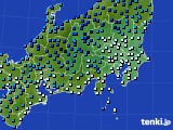 2018年01月12日の関東・甲信地方のアメダス(気温)