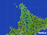 道北のアメダス実況(日照時間)(2018年01月15日)