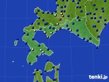 2018年01月15日の道南のアメダス(日照時間)