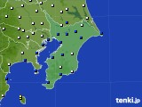 2018年01月15日の千葉県のアメダス(風向・風速)