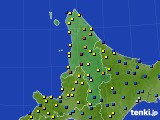 道北のアメダス実況(積雪深)(2018年01月16日)