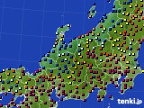 2018年01月16日の北陸地方のアメダス(日照時間)