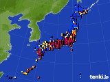 2018年01月16日のアメダス(日照時間)