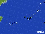 沖縄地方のアメダス実況(風向・風速)(2018年01月16日)