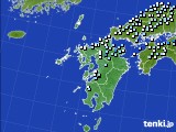 九州地方のアメダス実況(降水量)(2018年01月17日)