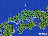 2018年01月17日の中国地方のアメダス(日照時間)