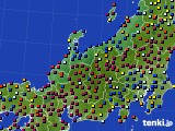 北陸地方のアメダス実況(日照時間)(2018年01月19日)