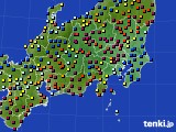 関東・甲信地方のアメダス実況(日照時間)(2018年01月20日)