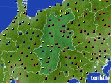 長野県のアメダス実況(日照時間)(2018年01月20日)