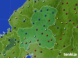 岐阜県のアメダス実況(日照時間)(2018年01月20日)