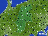 長野県のアメダス実況(気温)(2018年01月20日)