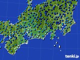 東海地方のアメダス実況(気温)(2018年01月22日)