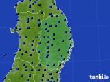 2018年01月22日の岩手県のアメダス(気温)