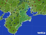 2018年01月23日の三重県のアメダス(日照時間)