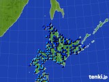 北海道地方のアメダス実況(気温)(2018年01月23日)