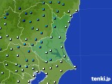 茨城県のアメダス実況(気温)(2018年01月23日)