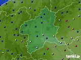 2018年01月24日の群馬県のアメダス(日照時間)