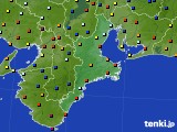 三重県のアメダス実況(日照時間)(2018年01月24日)