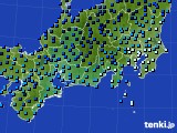 東海地方のアメダス実況(気温)(2018年01月24日)