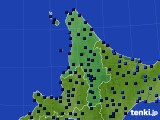 2018年01月24日の道北のアメダス(気温)