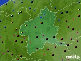 2018年01月25日の群馬県のアメダス(日照時間)